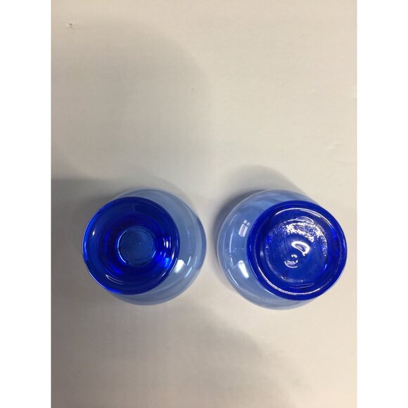 Japanese Cold Sake Cups Glass Blue and Green - Set of 4 - Picture 5 of 16